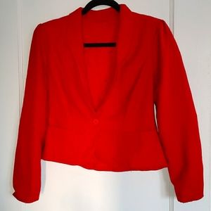 Light Coat Vintage wool crop Jacket